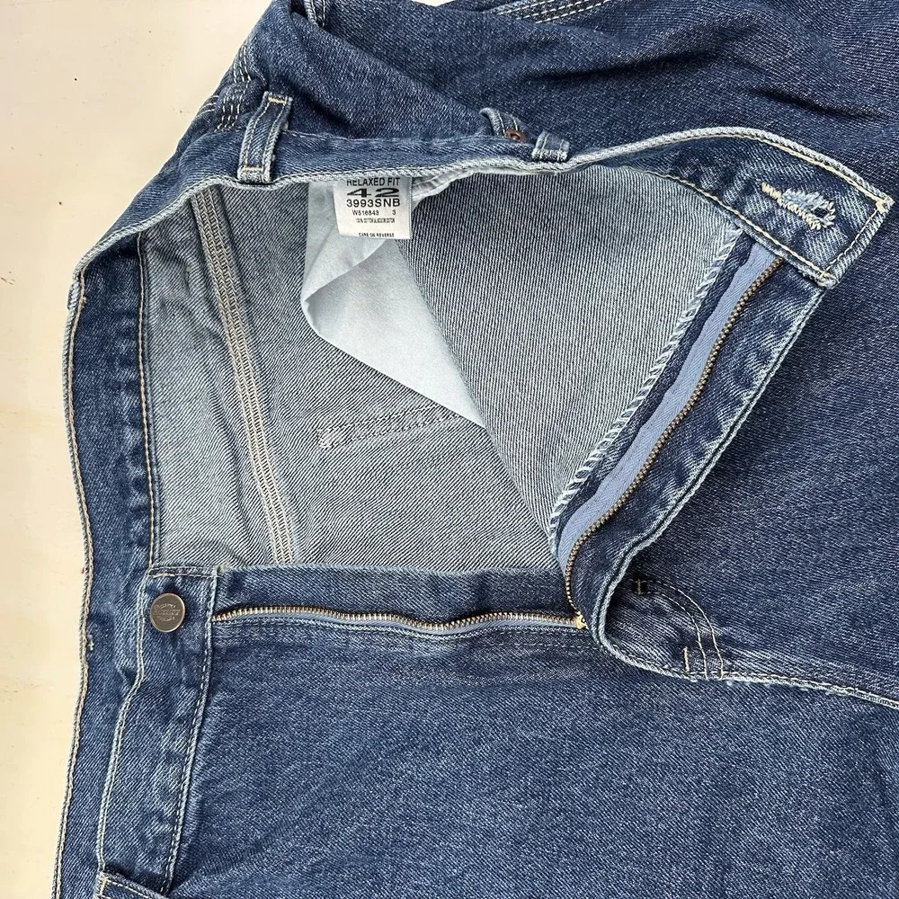 Y2K Dickies Relaxed‎ Carpenter Denim Shorts Men Actual 39 x 11 Blue Jean Jorts